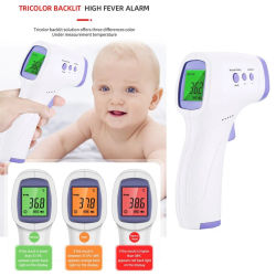 Termómetro infrarrojo de temperatura médica, termómetro Digital sin contacto para la frente, pantalla LED, herramienta de medición de fiebre para bebés y adultos