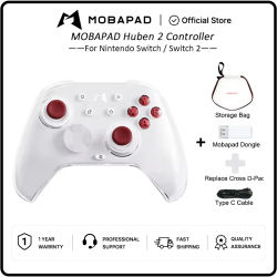 Controlador mecánico Bluetooth MOBAPAD Huben 2 para Nintendo Switch NS Switch 2 PC Android iOS consola de juegos de vapor