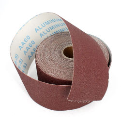 Rollos de papel de lija de óxido de aluminio de 9,5 cm/3,9 pulgadas de ancho y grano 60-600, ideales para pulir metales, pulir madera, acabar bordes de muebles, pulir automóviles y son el producto