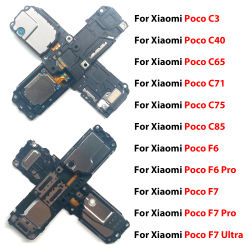 Altavoz Inferior, Buzzer, Ringer, Cables Flexibles para Xiaomi Poco C3 C40 C65 C71 C75 C85 F6 Pro F7 Ultra X7 Pro 5G