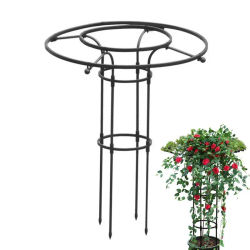 Estacas de soporte para plantas de 90cm/120cm/150cm/180cm/210cm, soporte de escalada de vid para plantas en macetas, herramientas de jardín, enrejado semicircular