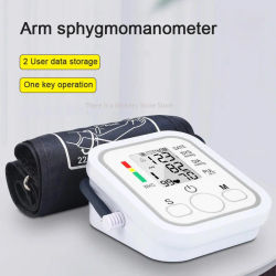 Tonómetro portátil, tensiómetro Digital, Monitor de ritmo cardíaco, Monitor de presión arterial para brazo, equipo BP, médico profesional automático