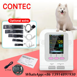 CONTEC08A uso veterinario esfigmomanómetro electrónico presión arterial Digital veterinario uso veterinario Monitor mascotas perro gato caballo, etc.