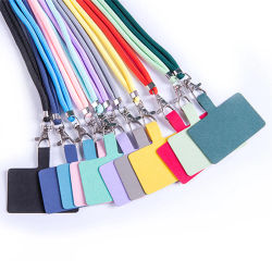 Cordón de teléfono de color adecuado para teléfonos iPhone Xiaomi Samsung con funda protectora de parche Universal y no afecta la carga