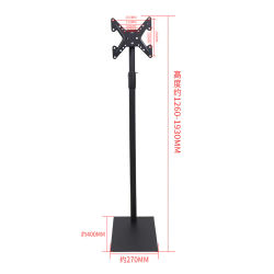 Soporte de Suelo para TV sin Perforaciones, Base Independiente L99C, Soporte Resistente para Colocación de Monitores LCD y Televisores