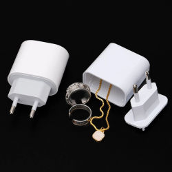 Camuflaje cargador de teléfono móvil caja de manga de carcasa caja de almacenamiento adaptador de teléfono móvil carcasa dinero escondido artefacto caja de medicina