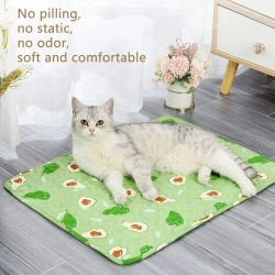 Manta Refrigerante de Verano para Mascotas, Alfombra Antihumedad para Perros, Cojín para Sofá, Cama Transpirable para Gatos, Cubierta para Cama de Mascotas