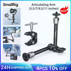 SmallRig-brazo de roseta articulada de 9,5 pulgadas, tornillo roscado de 1/4 "para Sony para cámara Canon DSLR para montar Monitor de jaula-2066B