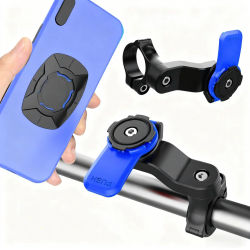 360 ° Soporte Universal Giratorio y Totalmente Ajustable para Teléfono, Resistente a Impactos, para Motocicleta y Bicicleta, Soporte de Navegación GPS para Todos los Teléfonos Inteligentes