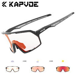 Kapvoe gafas de sol fotocromáticas hombre MTB gafas de escalada deportes al aire libre bicicleta ciclismo gafas mujeres conducción bicicleta gafas UV400