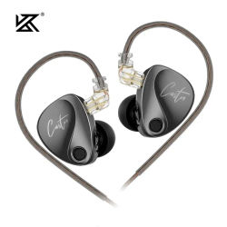 KZ Castor-auriculares intrauditivos HiFi 2DD, dinámicos, de alta gama, sintonizables, con armadura equilibrada, Monitor, auriculares con cancelación