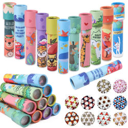 Caleidoscopio giratorio para niños, juguetes científicos para fiesta de cumpleaños, rellenos de Goodie Pinata, recompensas en el aula, Baby Shower, 5/10 Uds.