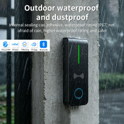 Máquina de Control de Acceso AN90/AN90F TT-LOCK, Gestión por Aplicación Bluetooth, Lector RFID M1 13.56Mhz, Control Remoto para Abrir Puertas