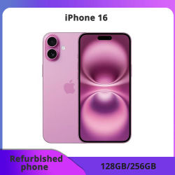 Teléfono Original Reacondicionado iPhone 16 128GB/256GB ROM 8GB RAM Desbloqueado 5G Teléfono Celular iPhone16