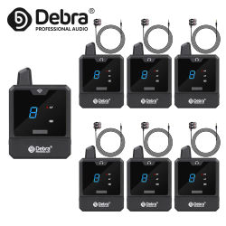 Debra Audio IEM Er-Mini sistema de Monitor intrauditivo inalámbrico portátil Li-on recargable para monitoreo de escenario profesional de Audio