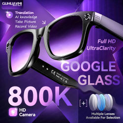 Gafas Inteligentes con IA, Cámara de 8MP, Grabación de Video, Traducción en Más de 100 Idiomas, Llamadas Bluetooth, Reproducción de Música, para Hombre y Mujer 2026