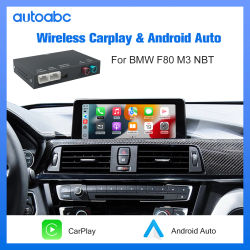 Módulo CarPlay inalámbrico Android Auto CarPlay para BMW F80 M3 NBT sistema con cámara de marcha atrás AirPlay Multimedia Bluetooth USB