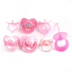 2 unids/lote muñeca rosa chupete muñeca Play House suministros pezones simulados pañales pantalones desgaste para nuevas muñecas bebés Reborn juguete para niños