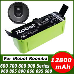Original para iRobot Roomba 14,4 V 12800mAh batería Roomba 500 600 700 800 serie aspiradora iRobot roomba 620 770 780 parte