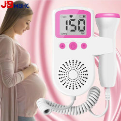 Monitor Fetal Doppler de 3MHz, Monitor de latido del corazón para bebé, estetoscopio Doppler Fetal Digital para embarazo, Detector de ritmo cardíaco para bebé para mamá