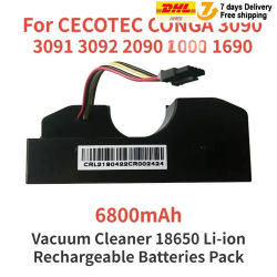 Batería de repuesto Conga 3090 cecotec para CONGA 3091 3092 1690 2090 6800mAh 14.4V, accesorios para Robot aspirador, piezas de repuesto
