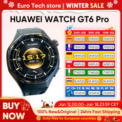 HUAWEI Watch GT 6 Pro 46 mm GPS Smartwatch Pantalla táctil AMOLED de 1,47 pulgadas, hasta 21 días de autonomía, nivel profesional de ciclismo, NFC,
