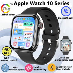 Para Apple Watch 10 reloj inteligente GPS NFC más personalidad Dial mujeres monitoreo de salud modo deportivo música Bluetooth llamada Smartwatch