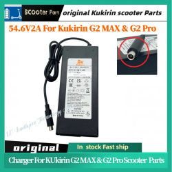 Kukirin G2 Max y G2 Pro cargador oficial para patinete eléctrico 54,6 V 2.0A cargador de batería de litio con piezas de cargador de entrada de 100-220V