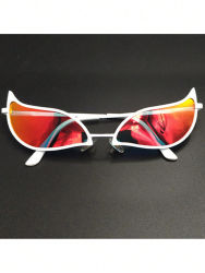 Gafas Doflamingo Donquixote Doflamingo ojo de gato gafas de sol Cosplay para hombres mujeres moda Vintage divertidas gafas de sol hombre mujer