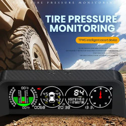 X91/X90 3 en 1 GPS TPMS Head-Up Display, Monitor de Neumáticos, Inclinómetro, Brújula para Automóvil, Medidor de Velocidad y Pendiente para Vehículos