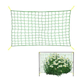 Red trepadora de plantas de jardín de 9 hebras para flores, tomate, frutas, verduras, uvas, red enrejada de poliéster de 0,9 m/1,8 m/2,7 m/3,6 mX1,8 M