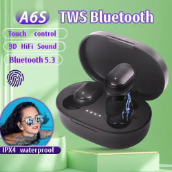 Auriculares TWS A6S originales, inalámbricos por Bluetooth, deportivos, estéreo, para Xiaomi, Huawei y iPhone
