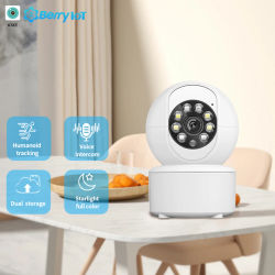 1080P WIFI inteligente protección de seguridad mascota Monitor de bebé cámara a todo Color visión nocturna seguimiento automático Audio bidireccional ICSEE