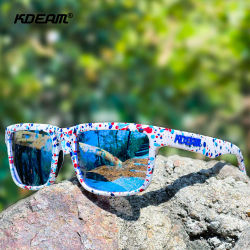 KDEAM-gafas de sol cuadradas clásicas para hombre y mujer, anteojos de sol polarizados de categoría 3, montura única, gafas de superficie con caja, KD332