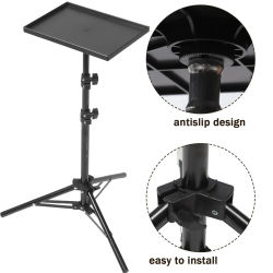 Soporte de trípode para proyector, monitor, teléfono inteligente, cámara, portátil, micrófono, equipo, 1 Uds.