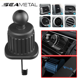SEAMETAL soporte para teléfono de coche, accesorios, salida de aire Interior automática, piezas de soporte para teléfono móvil, Base de soporte para teléfono, Clip de fijación