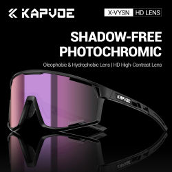 Kapvoe, nuevas gafas de sol fotocromáticas para ciclismo al aire libre, gafas para hombres y mujeres MTB, gafas UV400 para bicicleta, gafas deportivas para senderismo y bicicleta de carretera