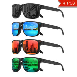 1/4 Uds gafas de sol polarizadas para hombres y mujeres diseñador conducción visión nocturna gafas de sol hombre pesca UV400 TR gafas de sol polarizadas