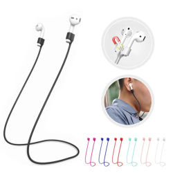 Correa magnética inalámbrica antipérdida de silicona para auriculares Apple AirPods Pro 3 2 1 Huawei, correa para el cuello para auriculares inalámbricos Bluetooth