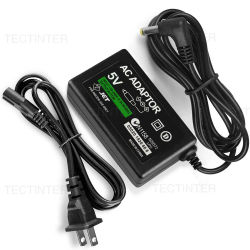 Para cargador PSP adaptador de CA 5V Compatible con Sony PSP 1000 PSP Slim y Lite 2000 3000 cargador de repuesto para cable de alimentación Sony