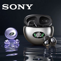 Auriculares inalámbricos Sony Q88 originales, auriculares de conducción ósea, auriculares Bluetooth 5,4, Clip en la oreja, cómodos con pantalla Digital