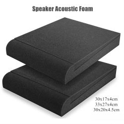 Almohadillas de aislamiento de sonido 33x27x4cm altavoz Subwoofer altavoces de espuma acústica almohadillas de aislamiento almohadillas de Monitor de estudio altavoces esponja
