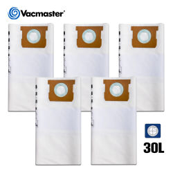 Bolsa de filtración desechable Universal, 5 paquetes, aspiradora en seco y húmedo, bolsas de polvo