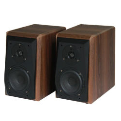 Altavoces de Estantería Pasivos para Audiófilos de 5.5 Pulgadas, 200W de Potencia, Altavoces Estéreo Hi-Fi de Madera de 2 Vías con Tweeter de 3 Pulgadas para Uso Doméstico
