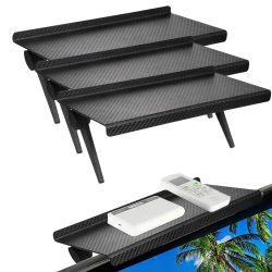 Organizador para el hogar, estante superior ajustable para pantalla de TV, Monitor de ordenador, soporte de exhibición de escritorio, estante de TV, soporte de almacenamiento enrutador, 1 ud.