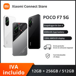 POCO F7 5G 12GB 256GB/512GB NFC versión UE sin cargador teléfono móvil inteligente Snapdragon 8S Gen 4 6500mAh batería