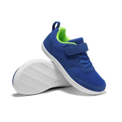 Zapatos para niños, punta ancha, descalzos, para niños, niñas, zapatillas de deporte para bebés, zapatos de tenis infantiles artificiales de malla ligera para niños pequeños