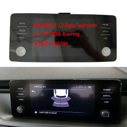 Monitor de navegación Original, pantalla LCD de Radio con pantalla táctil de 8 pulgadas para SKODA KAMIQ (NW4) SCALA Fabia IV Slavia 654035869H