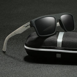 Gafas de sol polarizadas de lujo a la moda, gafas cuadradas a la moda para hombre, gafas Vintage para conducir y escalar, gafas deportivas, regalo de Navidad
