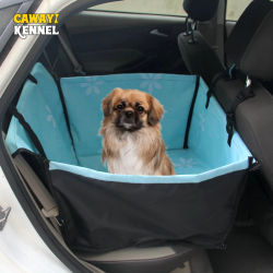 CAWAYI KENNEL-asiento para mascotas, caseta de vehículo para animales, protege cojinería, para transporte de perros o gatos, manta, hamaca